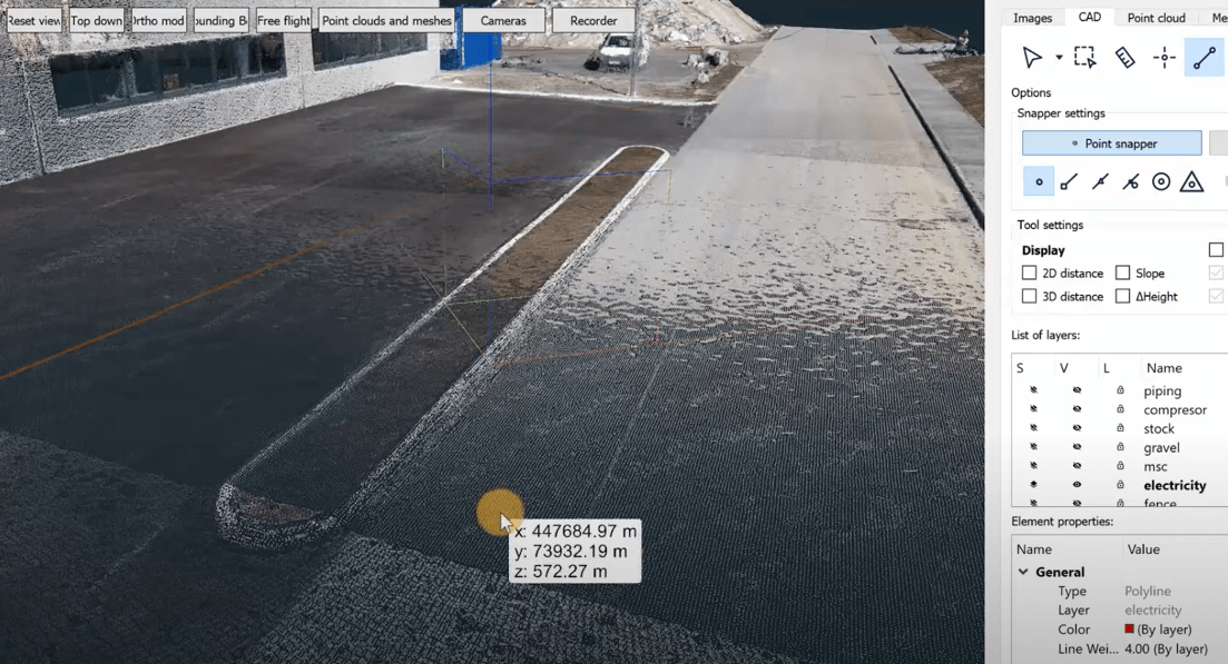 How to use the draw line tool in CAD | 3Dsurvey