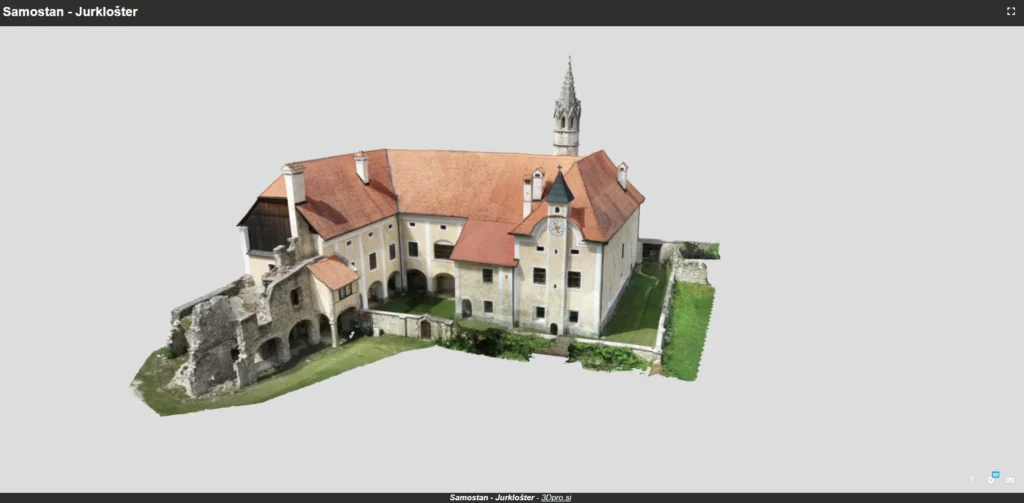3D model of only the church