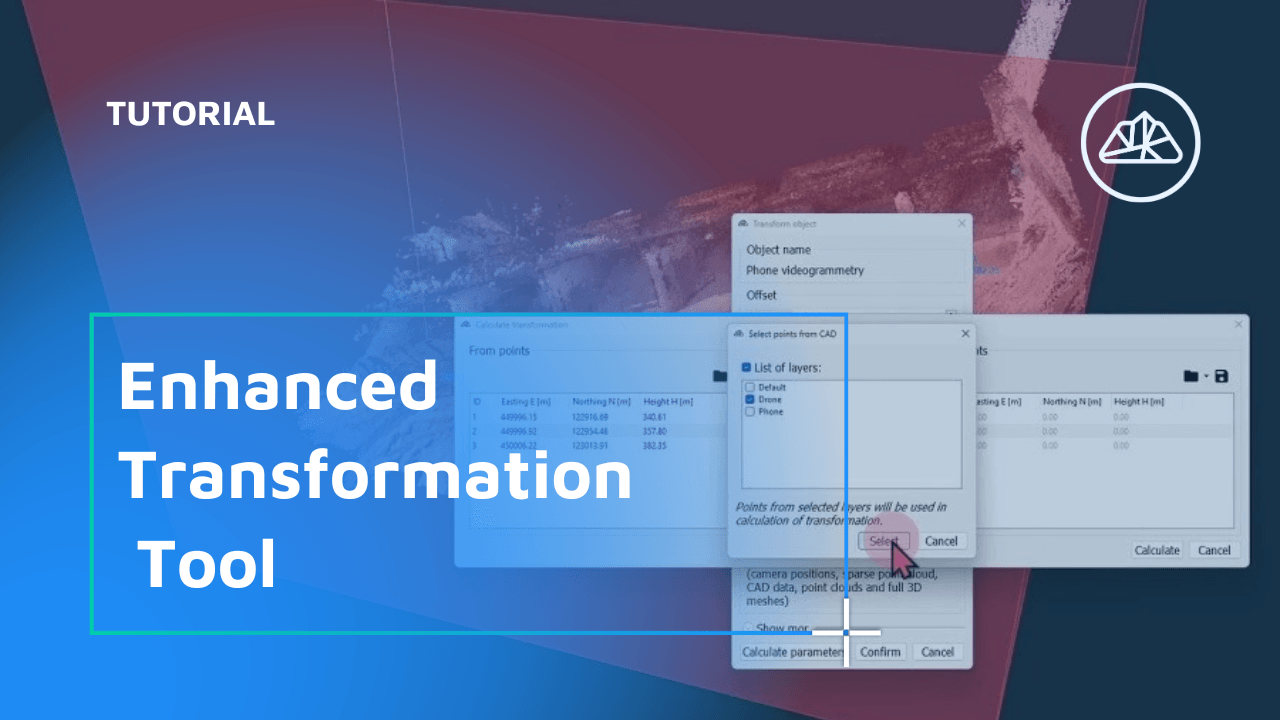 Enhanced Transformation Tool: Aligning objects | 3Dsurvey