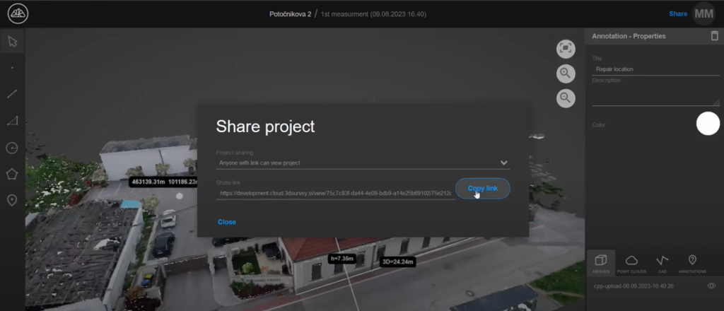Project sharing
