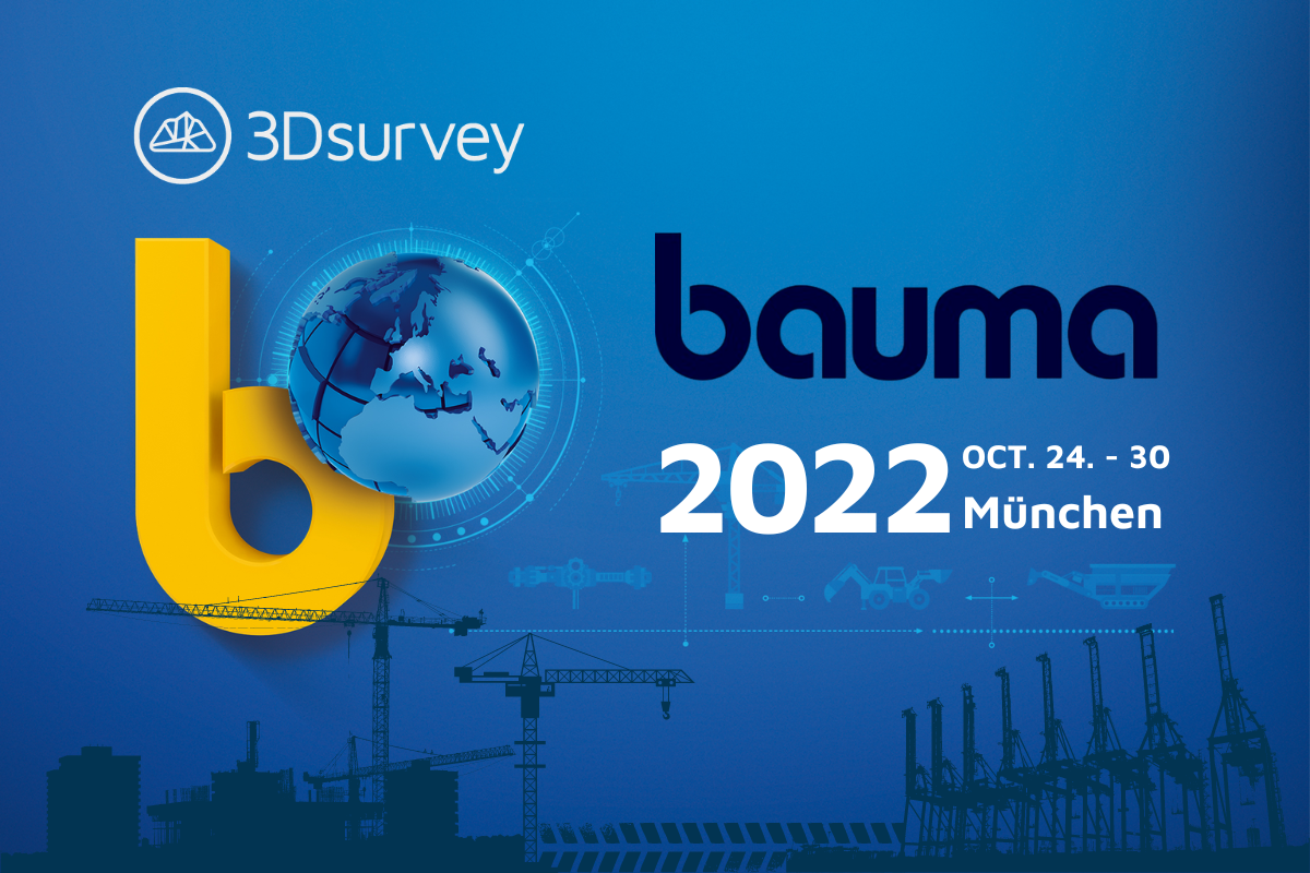 3Dsurvey Bauma 2022 banner