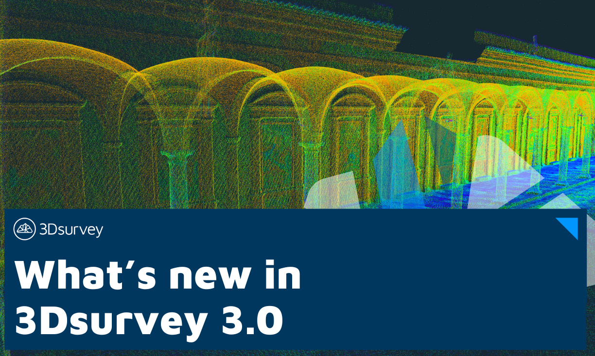 What's new in 3Dsurvey 3.0 banner