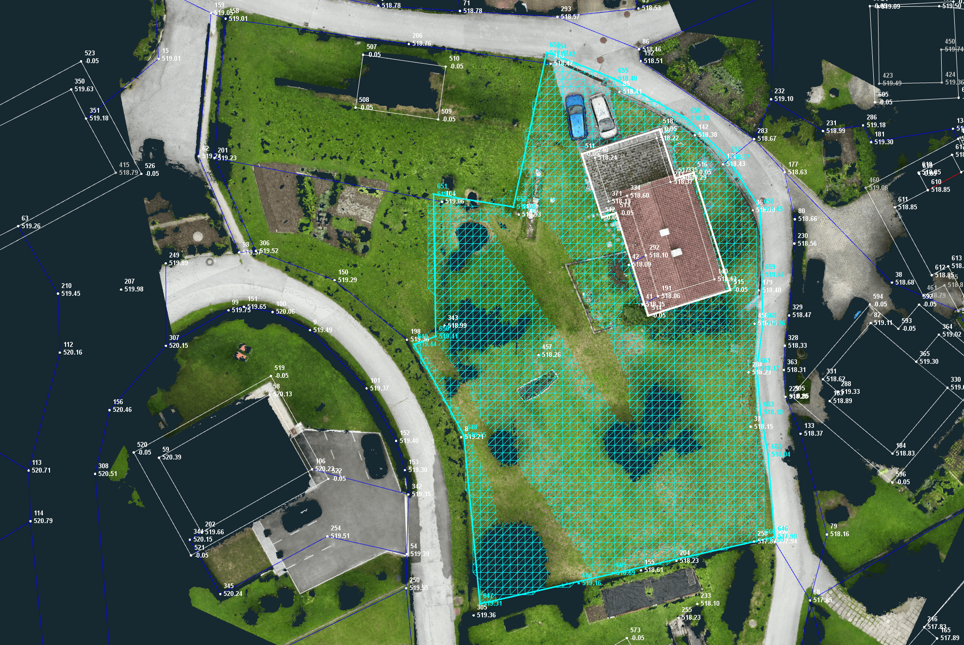 Software's integrated tools for site analysis and planning | 3Dsurvey