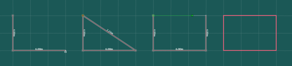 Stages of activating an Object Snap Tracking