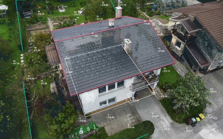 Drawing Building Outlines using 3Dsurvey’s advanced CAD Tools