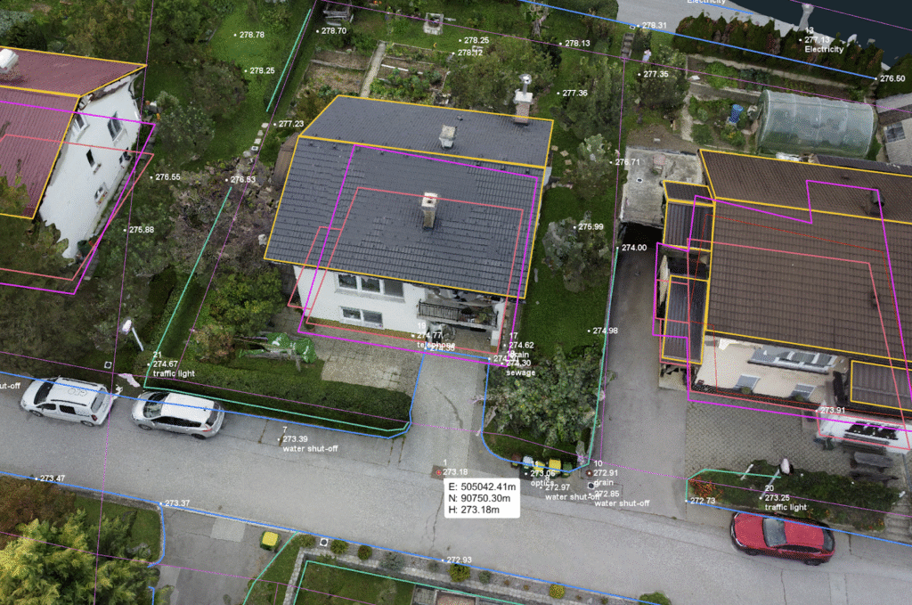 Survey mapping in 3Dsurvey