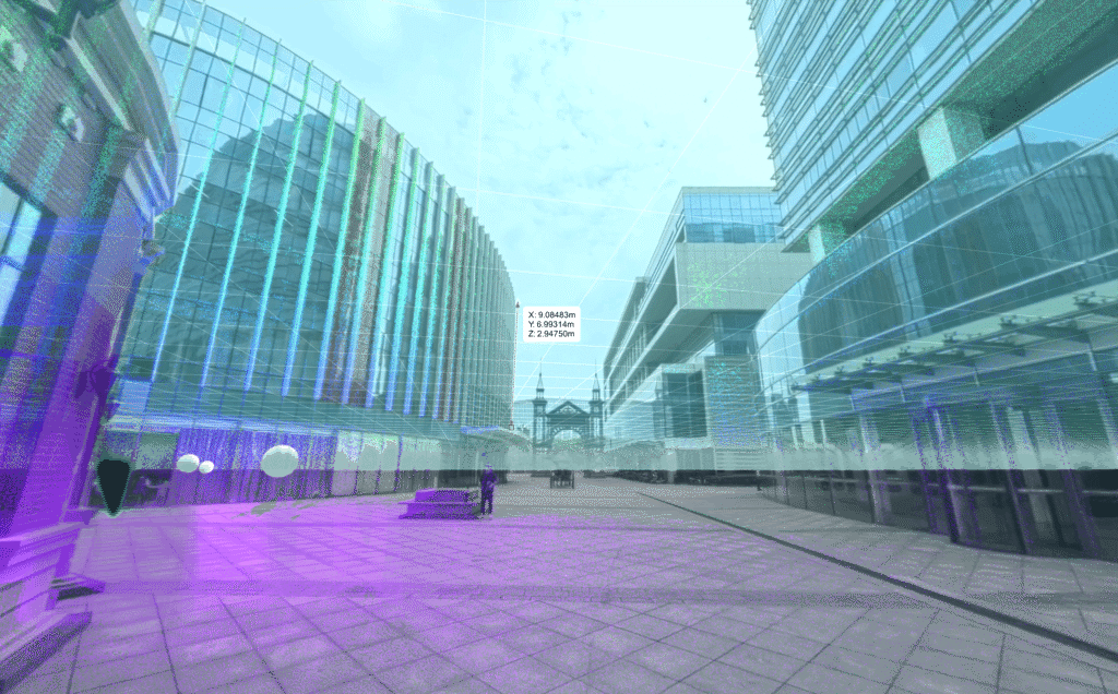 Point cloud with spherical images support in 3Dsurvey