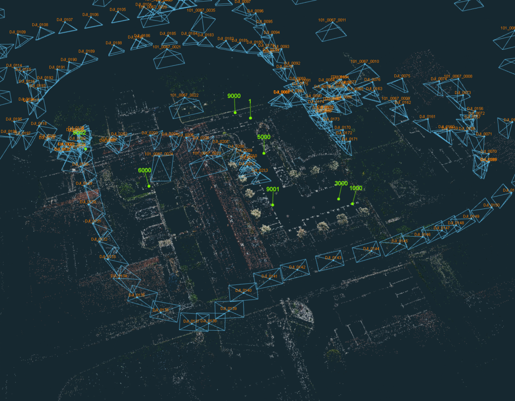 Aligning data in 3Dsurvey for an accurate 3D model.