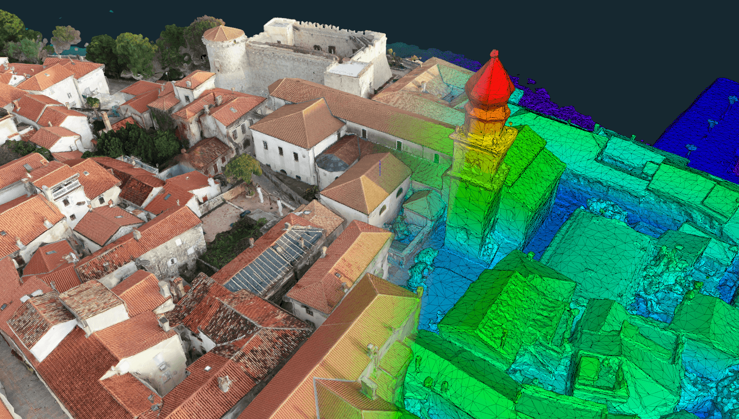 Full 3D mesh for an accurate 3D model