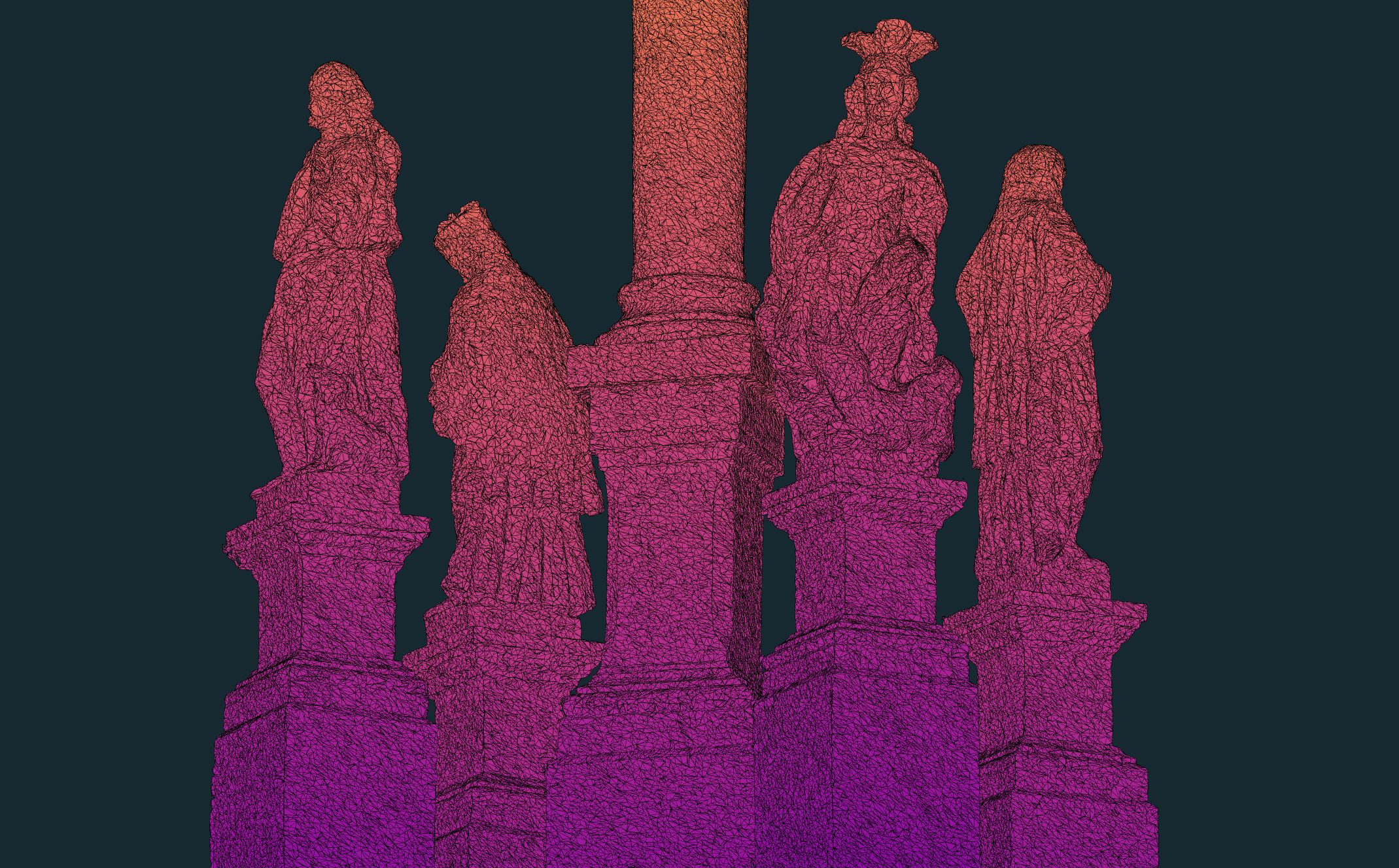 capture_2025_08_07_15_52_57 3D model is a mesh of triangles with a texture pasted on it