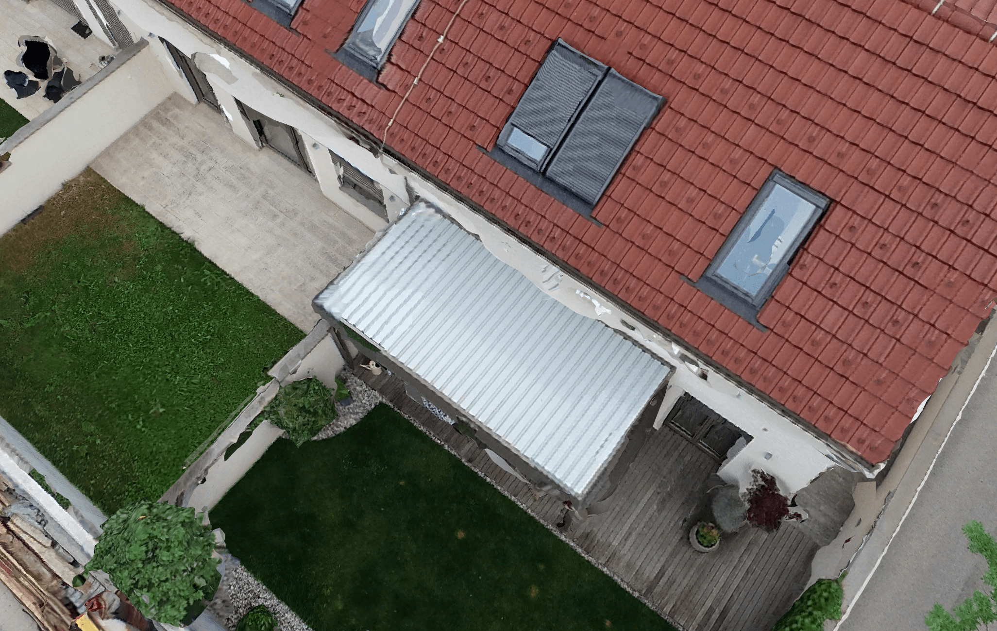 3Dsurvey Mesh with ballooning