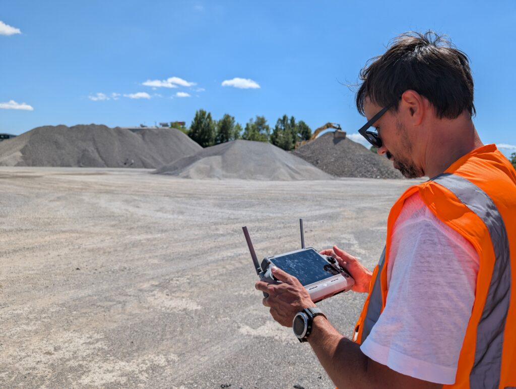Land surveying and drone mapping often go hand in hand.