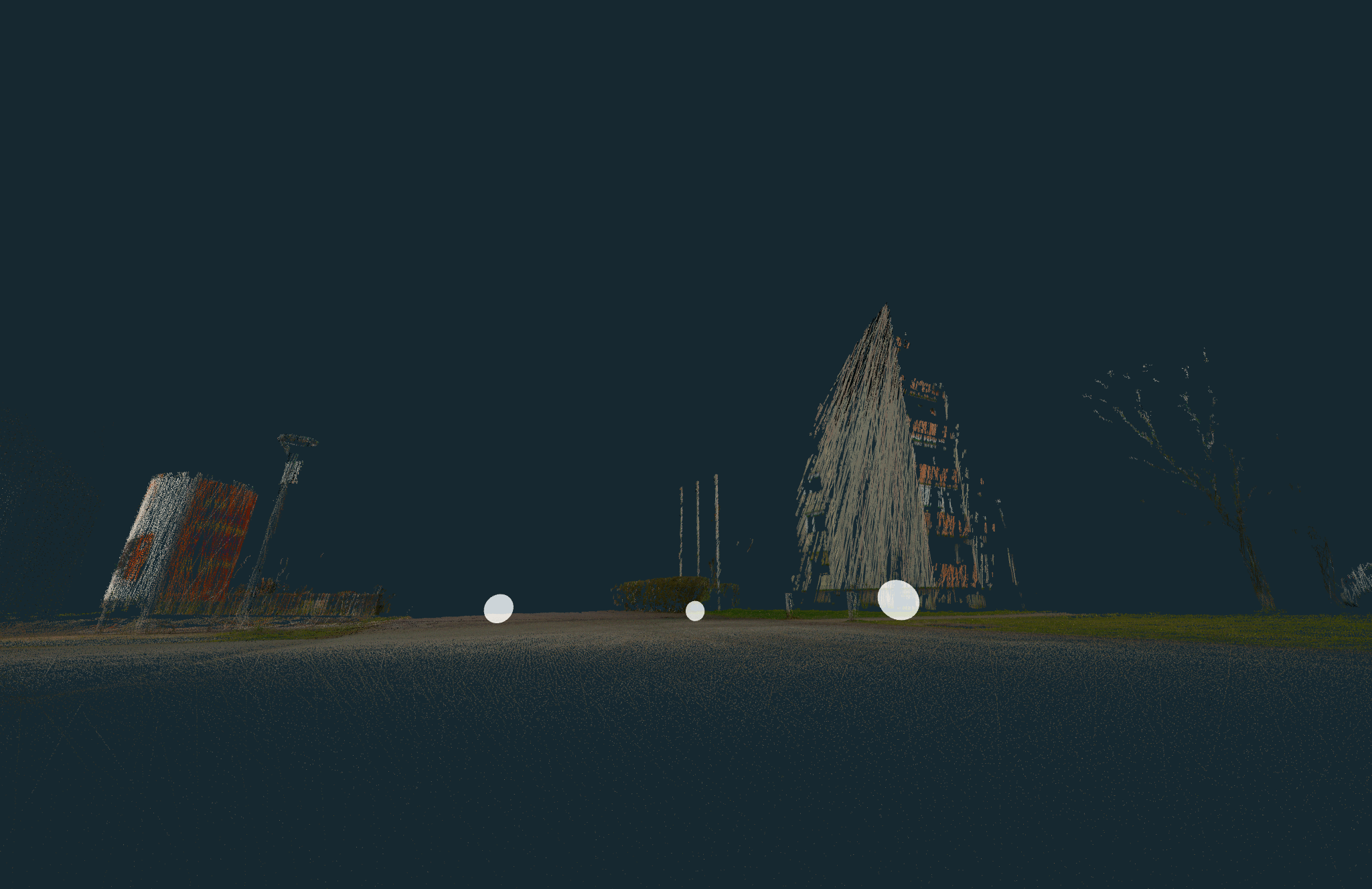 The panoramic images are composed out of 3 separate images (stich visible), the reach is limited.