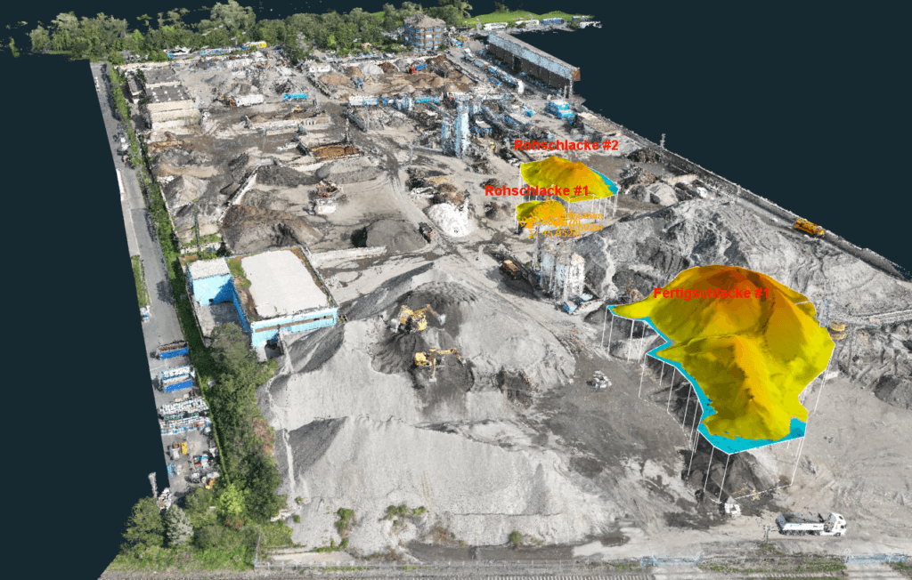 Volume calculations onsite
