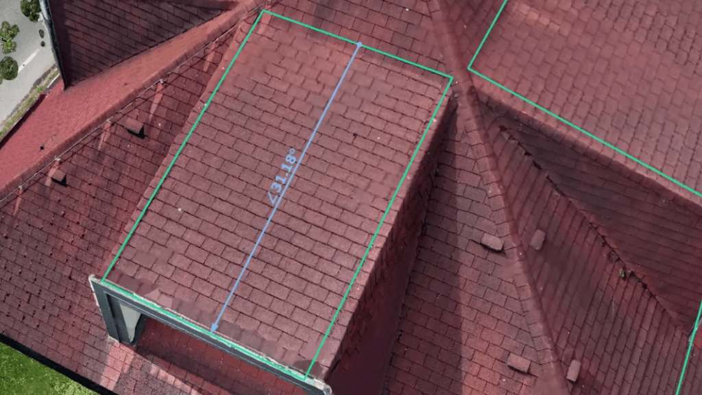 Azimuth of a roof slope should be measured from top to bottom of the roof.