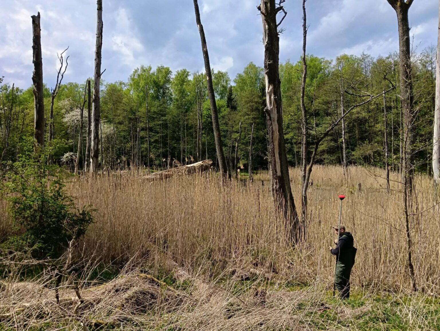 Topographical surveying for reservoir planning with the help of 3Dsurvey software.