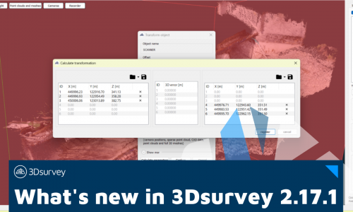 What’s new in 3Dsurvey 2.17.1