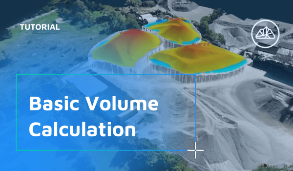 Basic volume calculation in 3Dsurvey software